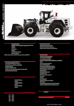 Încărcătoare pe roți Hidromek HMK 640 WL