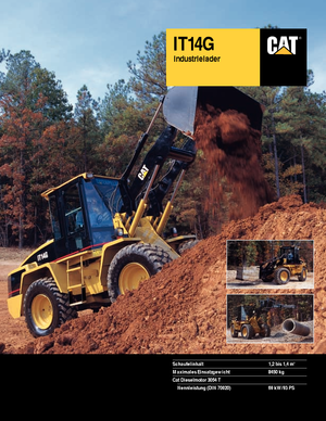 Încărcătoare pe roți Caterpillar IT 14 G