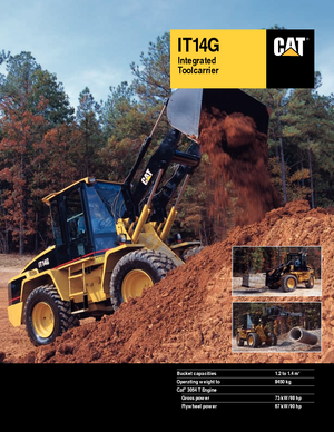 Încărcătoare pe roți Caterpillar IT14G
