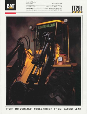 Încărcătoare pe roți Caterpillar IT 28 F