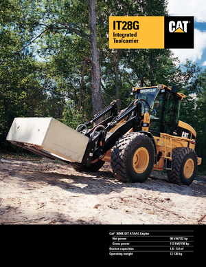 Încărcătoare pe roți Caterpillar IT 28 G