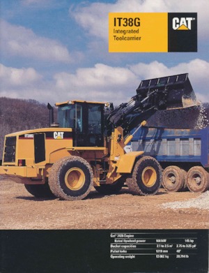 Încărcătoare pe roți Caterpillar IT 38 F