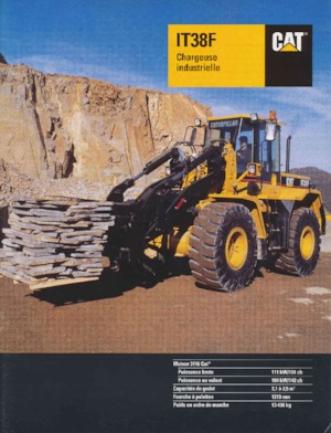 Încărcătoare pe roți Caterpillar IT 38 F