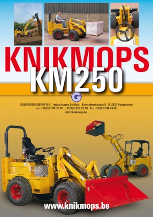 Încărcătoare pe roți Gebr. Geens KM250TE