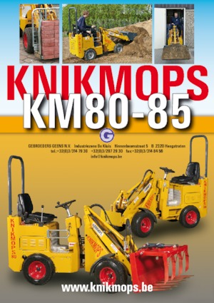 Încărcătoare pe roți Gebr. Geens KM80