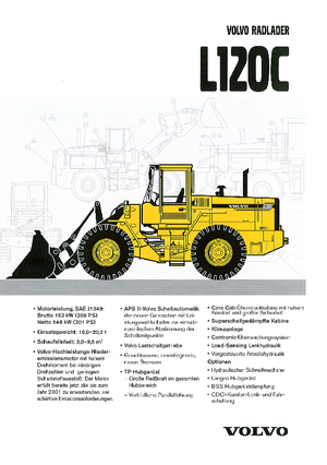 Încărcătoare pe roți Volvo L120C