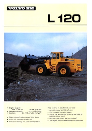 Încărcătoare pe roți Volvo L 120