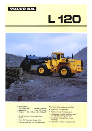 Încărcătoare pe roți Volvo L 120
