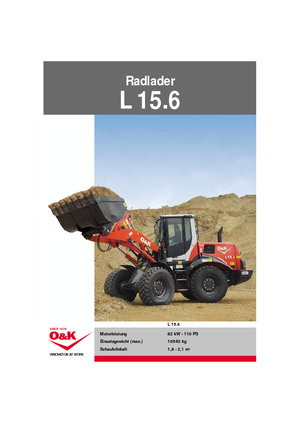 Încărcătoare pe roți O&K L 15.6