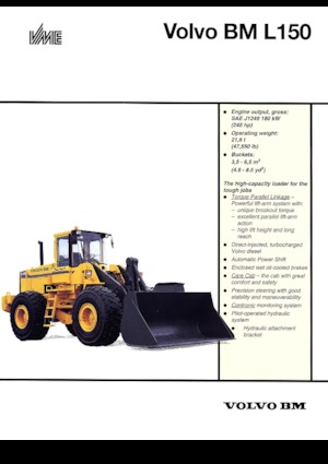 Încărcătoare pe roți Volvo L 150