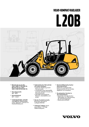 Încărcătoare pe roți Volvo L20B