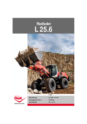 Încărcătoare pe roți O&K L 25.6