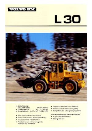 Încărcătoare pe roți Volvo L 30