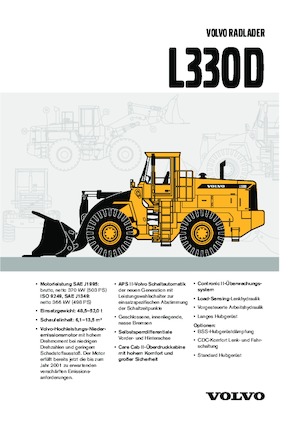 Încărcătoare pe roți Volvo L 330 D-LB
