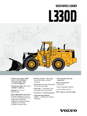 Încărcătoare pe roți Volvo L 330 D-LB