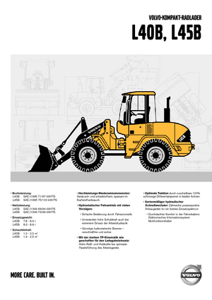 Încărcătoare pe roți Volvo L40B TPS
