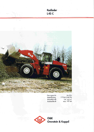 Încărcătoare pe roți O&K L 45 C