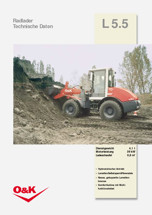 Încărcătoare pe roți O&K L 5.5