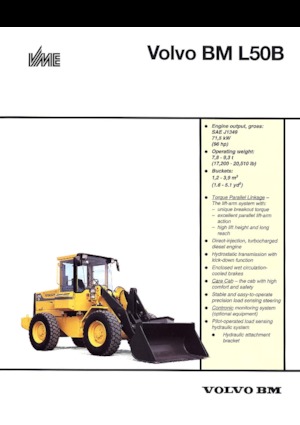 Încărcătoare pe roți Volvo L 50 B