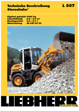 Încărcătoare pe roți Liebherr L 507 P-Stereo