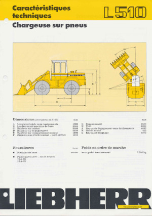 Încărcătoare pe roți Liebherr L 510