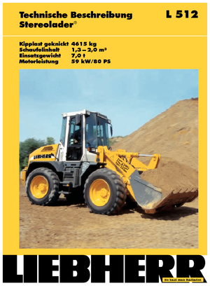 Încărcătoare pe roți Liebherr L 512 P-Stereo