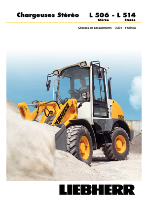 Încărcătoare pe roți Liebherr L 506 Stereo