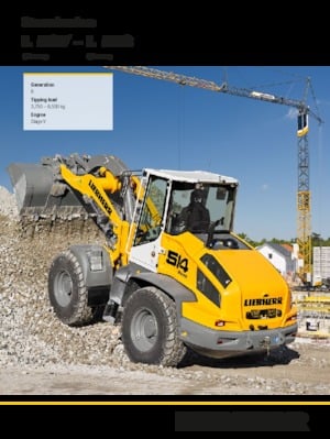 Încărcătoare pe roți Liebherr L 514 Stereo
