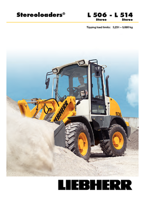 Încărcătoare pe roți Liebherr L 514 Z-Stereo