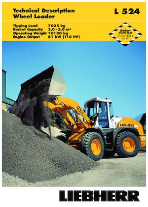 Încărcătoare pe roți Liebherr L 524