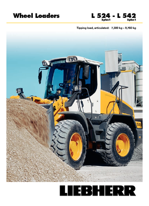Încărcătoare pe roți Liebherr L 524 P 2 plus 1