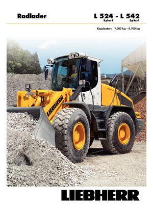 Încărcătoare pe roți Liebherr L 524 P