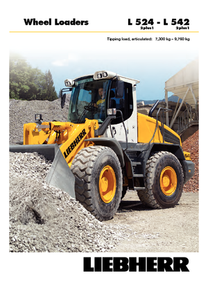 Încărcătoare pe roți Liebherr L 524 P