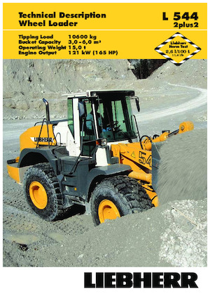 Încărcătoare pe roți Liebherr L 544 2+2