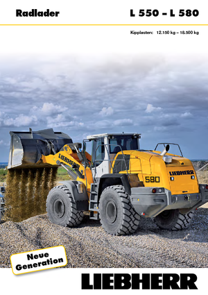 Încărcătoare pe roți Liebherr L 550