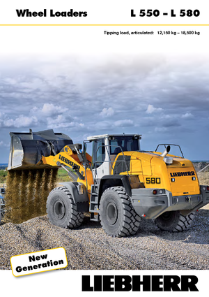 Încărcătoare pe roți Liebherr L 550