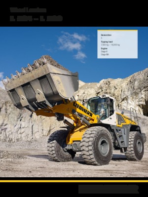 Încărcătoare pe roți Liebherr L 550