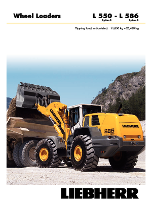 Încărcătoare pe roți Liebherr L 566