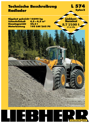 Încărcătoare pe roți Liebherr L 574