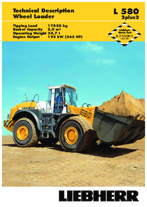 Încărcătoare pe roți Liebherr L 580 2+2