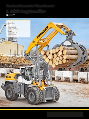 Încărcătoare pe roți Liebherr L 580 LogHandler XPower