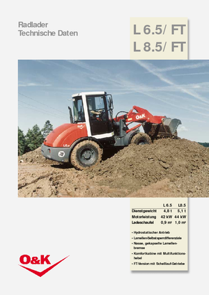 Încărcătoare pe roți O&K L 8.5 FT