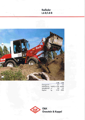 Încărcătoare pe roți O&K L 8 B