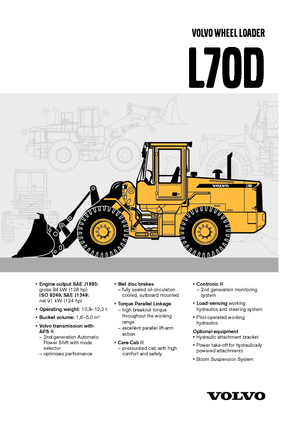 Încărcătoare pe roți Volvo L 70 D