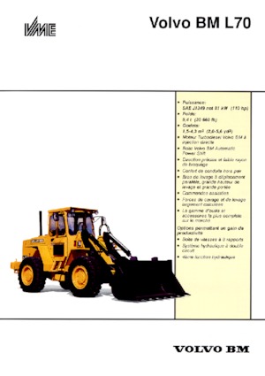 Încărcătoare pe roți Volvo L 70