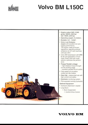Încărcătoare pe roți Volvo L150C