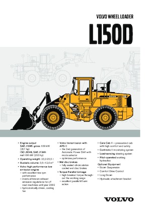 Încărcătoare pe roți Volvo L150DLB
