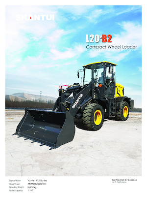 Încărcătoare pe roți Shantui L20-B2 