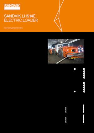 Încărcătoare pe Roți Electrice Sandvik LH514E