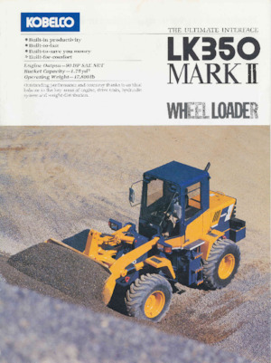 Încărcătoare pe roți Kobelco LK350